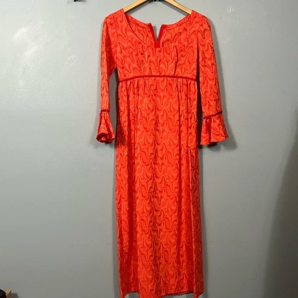 Vintage | Dresses | 97s Empire Waist Silhouette Reddish Orange Maxi Dress Size Small See Measure | Poshmark Vintage | Dresses | 97s Empire Waist Silhouette Reddish Orange Maxi Dress Size Small See Measure | Poshmark